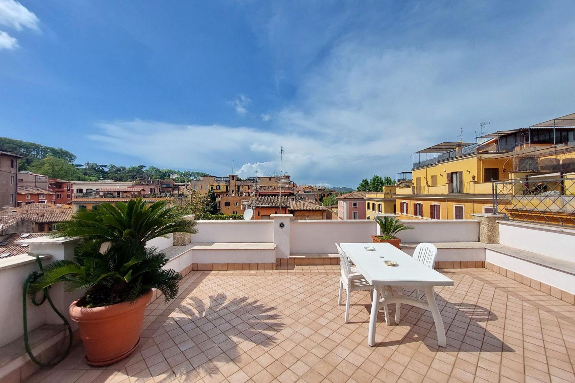 Magic Trastevere On Roof Terrace Homestay Rome